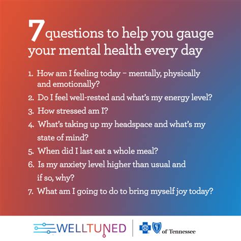 How To Check In On Your Mental Health 7 Questions To Ask Yourself Every