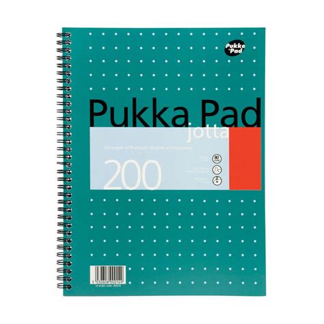 Zvezek A4 Pukka Pad Metallic s špiralo črte 100 listov PRINTINK si