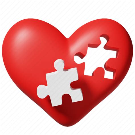 Puzzle love, jigsaw, lovely, love, heart, dating, valentine 3D ...