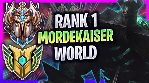 Rank 1 Mordekaiser In The World Rank 1 Mordekaiser Top Gameplay