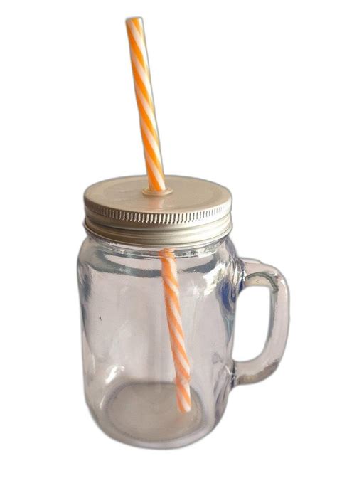 Ml Glass Transparent Mason Jar For Drinking At Rs Piece In Udaipur