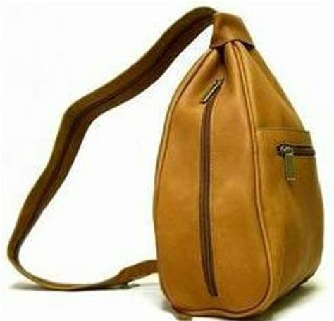 Le Donne Leather Ladies Sling Backpack Colombian Leather Leather Sling Bag Leather Backpack