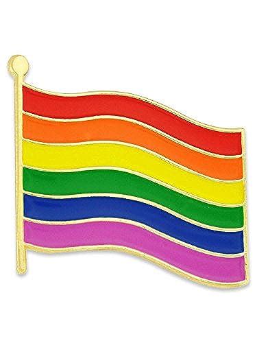 Pinmart Rainbow Gay Pride Flag Lgbt Enamel Lapel Pin In Saudi Arabia