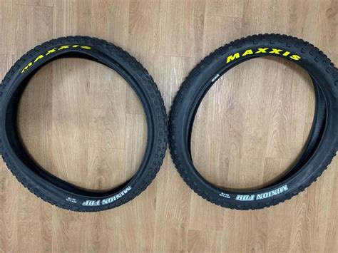 Pair Maxxis X Minion Fbf Fbr Folding Mtb Tyre Fat Bike Tyre