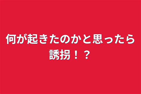 何が起きたのかと思ったら誘拐！？ 全3話 作者あいあいの連載小説 テラーノベル