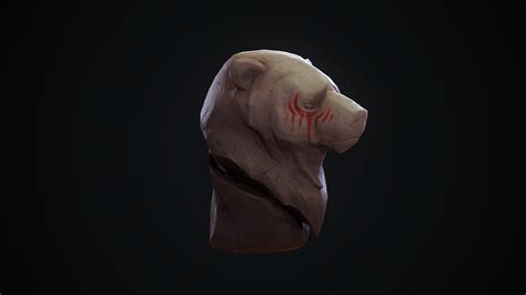 Artstation Stone Bear Sculpt