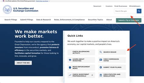 secgov  edgar  research investments