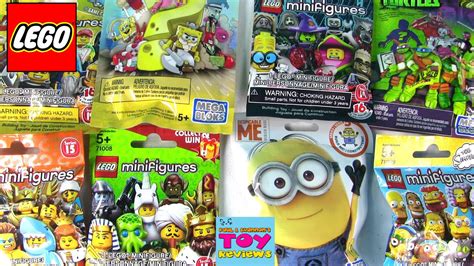 Lego And Mega Bloks Blind Bag Figures Opening Series 12 13 14 15