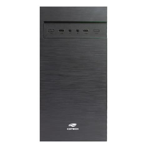 Gabinete C3Tech ATX Fonte 200W Preto MT 32BK Lognet