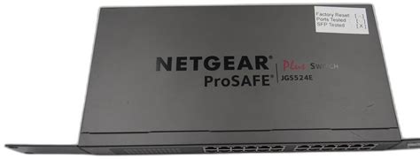 Netgear Prosafe 10 100 1000 Gigabit 24 Port JGS524E Smart Managed