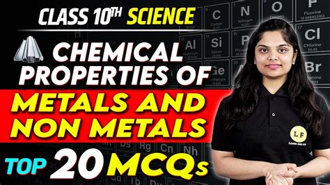 Metals And Non Metals Class 10 Science Chemical Properties Of Metals