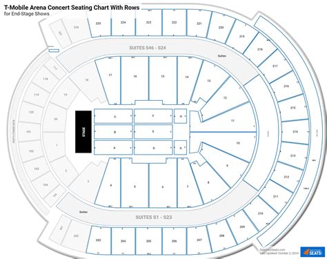 T Mobile Arena Seating Charts For Concerts RateYourSeats