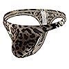 DTODWW Men S Leopard Thong Underwear Low Rise G String Men Lingerie