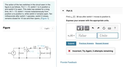 Solved The Action Of The Two Switches In The Circuit Seen In