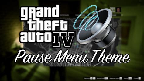 Gta Pause Menu Theme V Gta Mod