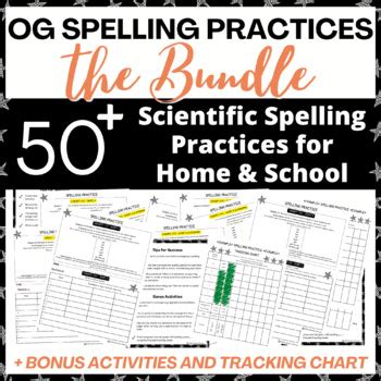 orton gillingham science  reading spelling practices bundle tpt