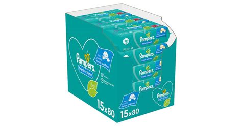 Pampers Fresh Clean nedves Törlőkendő 1200db Pepita hu