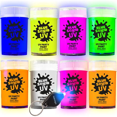 Glow in the Dark Face Paint Kids Face Paint Glow Paint 12 Color Body ...