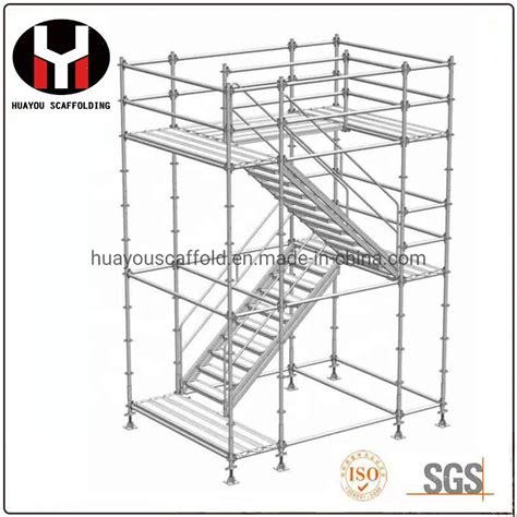 High Loading Capacity Steel Modular Scaffolding System 48 3mm Layher