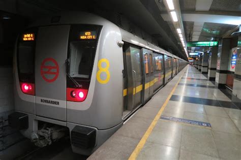 Delhi Metro Phase 4 Aerocity Station S Longest Platform On Silver Line