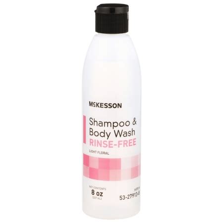 SHAMPOO, RINSE FREE 8OZ (48/CS) - New Hampshire Medical Supply