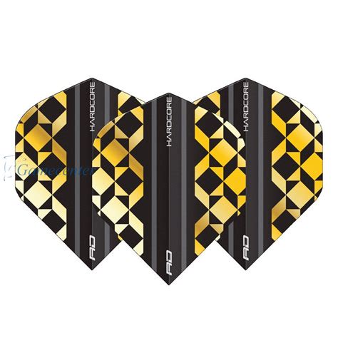 Pera Za Strelice Red Dragon Hardcore Premium Crno Zlatna G