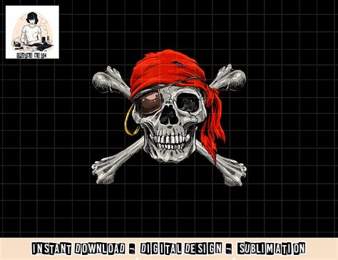 Jolly Roger Pirate Skull Crossbones Halloween Costume png, s - Inspire ...