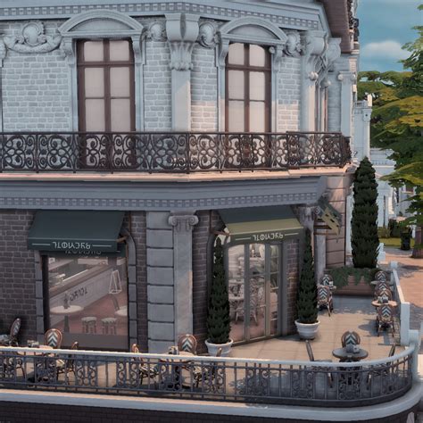 Parisian Caf The Sims Rooms Lots Curseforge