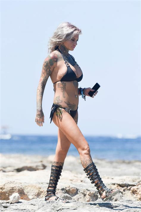 JEMMA LUCY in Bikini on the Beach in Ibiza 07/26/2016 – HawtCelebs