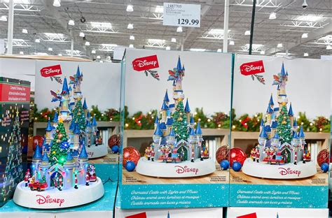 Newly Stocked Christmas Decor Disney Holiday Castle At Costco The