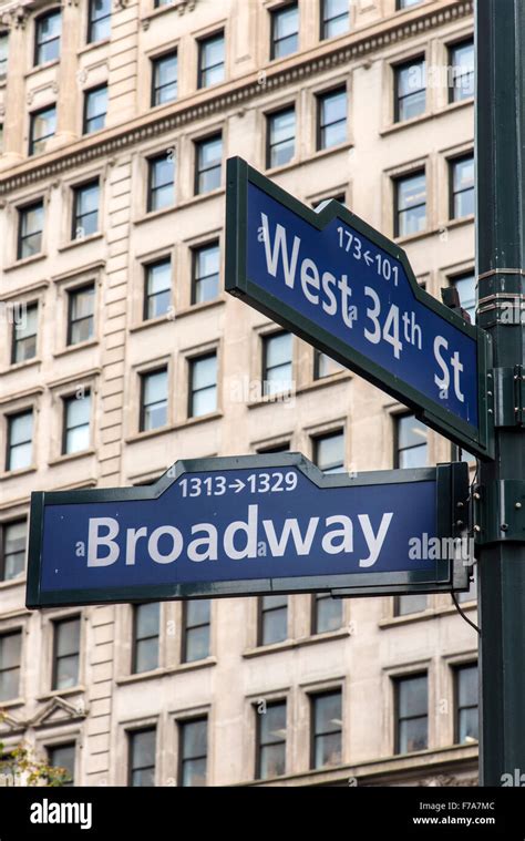 Broadway Street Sign High Resolution