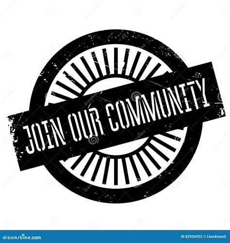 Join Our Community Stamp Stock Illustration Illustration Of Grungy