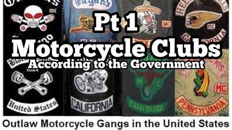 One Percent Motorcycle Clubs According To The Government Fbi Atf