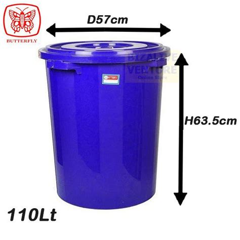 110l Highquality Plastic Pail With Cover Water Pail With Lid