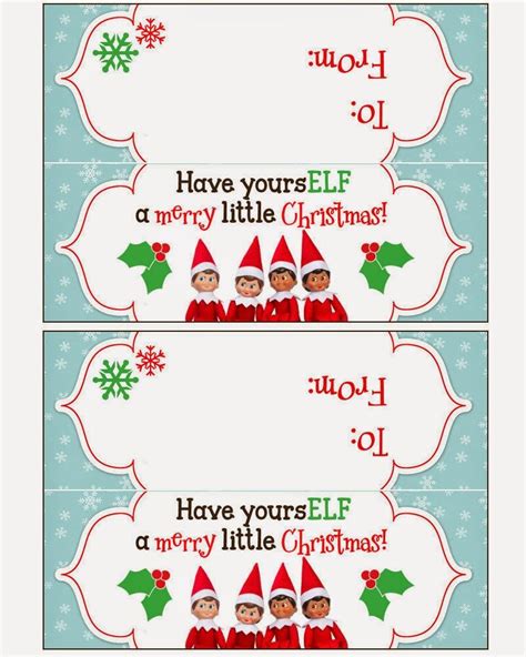 Free Christmas Bag Topper Printable Printable Templates