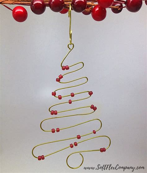 How To Make 4 Wire Christmas Tree Ornament Ideas With Soft Flex Craft Wire Soft Flex Company