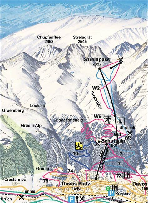 Davos Klosters SkiMap Org