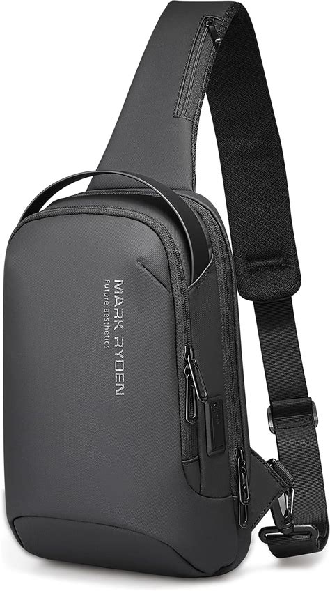 Mochila Cruzada Bange Impermeable Bolso Bandolera Para Hombre Bolso De