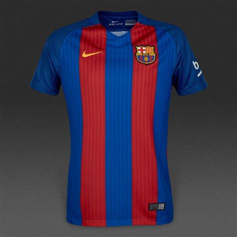 Maillot Enfant Manches Courtes Nike Fc Barcelona 1617 Stadium Domicile