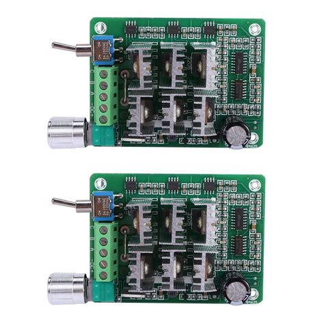 2x Bldc Three Phase Sensorless Brushless Motor Speed Controller Fan Drive Dc 5 36v