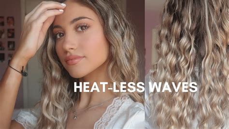 HEATLESS OVERNIGHT CRIMPED WAVY HAIR TUTORIAL No Socks Or Straws