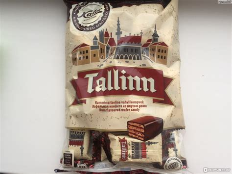 Конфеты Kalev Tallinn вафельные со вкусом рома - «Конфеты с ромом мой ...
