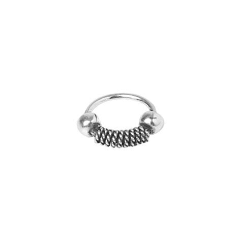 Buy Eloish 92 5 Sterling Silver Nose Rings For Women 92 5 Pure Silver