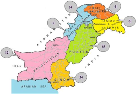 4 Provinces Of Pakistan