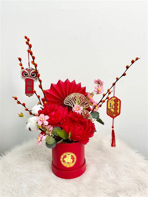 Chinese New Year Arrangement [CNY2301] - FLORAL GARAGE SG