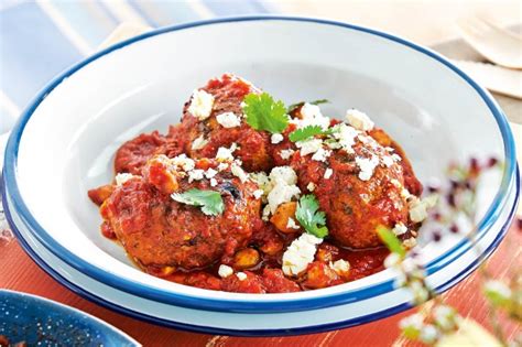 Lamb Koftas With Chickpeas And Spicy Tomato Sauce Recipe Au