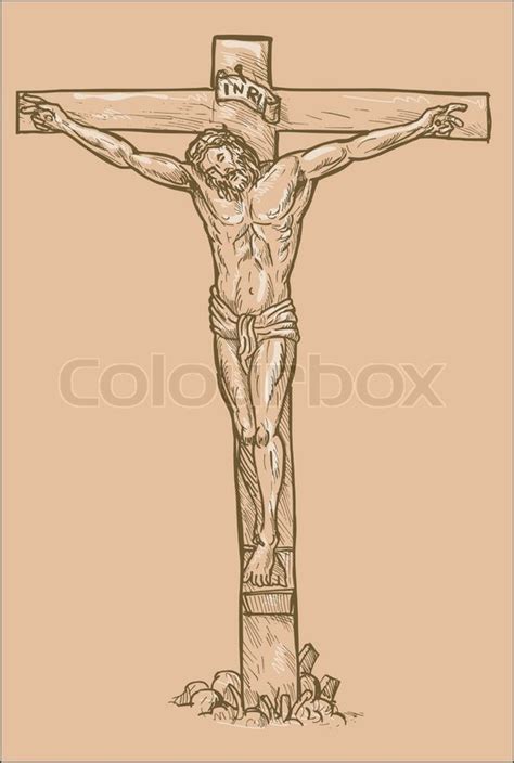 Jesus On Cross Vector At Collection Of Jesus On Cross