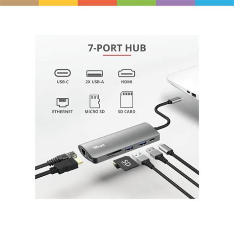 Trust Dockingstation Dalyx In Usb C Usb C Nel Usb Docking