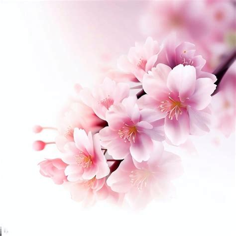 Premium AI Image | Sakura cherry blossom branch