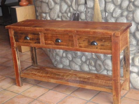 Barnwood Console Table Maker Marketplace